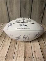 Eli manning Signed football by the Players From