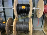 4 Partial Spools of Electrical Cable