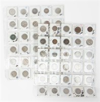 Coin Assortment Of United States Coins In 2x2's