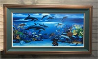 "Ocean Paradise" - Wyland & Harvey Oil on Canvas