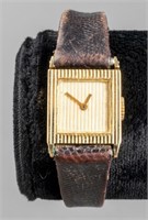 Boucheron 18K Yellow Gold Ladies Square Dial Watch
