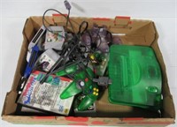 Nintendo 64 with (12) games and (2) remotes.