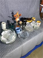 Cups, glassware, tea pot, fruit bowls, etc.  (#3a)