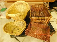 Baskets (various sizes, shapes)