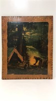 Boy Scout Art on Wood-20” x 24”