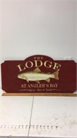 Unique “The Lodge at Anglers Bay” wall hanging