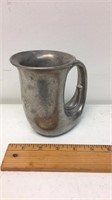 Vintage BWP Pewter horn / stein / mug - approx 5”