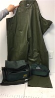 XXL Helley Hansen waders and tackle bags