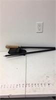 Folstaf walking cane by fly tyers with leather