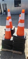 50--Safety Highway Cones