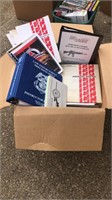Box of Gun Training & Miscellanous Books