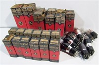 28 Ken-Rad Radio Tubes, Boxed and Unboxed