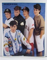 First Issued 1984 NKOTB Poster