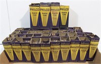 42 Philco Radio Tubes in Original Boxes