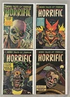 Horrific Comics Lot of (4) Issues.