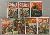 Mixed 1950's Comic Lot (7) Issues.