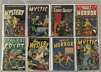 Lot of (8) Better 1950's comics. Attic Find.