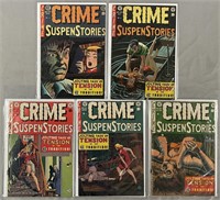 EC Crime SuspenStories. Lot of (5).