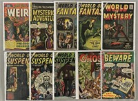 Lot of 1950's Horror Comics. (10) Issues.