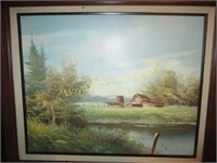 Vintage Oil On Canvas - Wood Framed