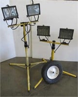 2 Work Lamps + Wheel Barrow Tire