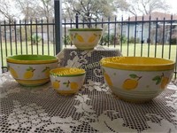 Lemon and Stripes  Bowls