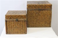 Wicker Decorative Boxes