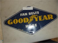 Goodyear Fan Belt Hose Sign