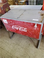 Coke Cooler on Stand
