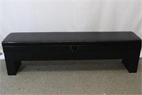 Wood Upholstered Storage Bench 2
