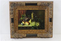 Prestige Arts Original Oil Painting Fruit on Table