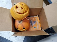 Large Box of Halloween Decor