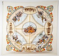 Hermes "Cavaliers Peuls" Silk Scarf