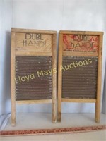 2pc Dubl-Handi Wood & Metal Lingerie Wash Boards