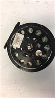 Fly reel marked Fenwick WF-8-F with neon green