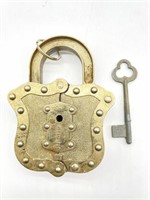 Vintage Hubley Lock and Key  Cap Gun 4.5” x 3.5”