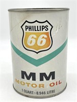 Phillips 66 Motor Oil Tin 5.5”  1 Quart