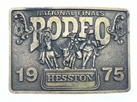 1975 Hesston National Finals Rodeo Belt Buckle