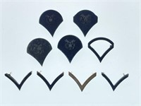 (9) Military Rank Pins