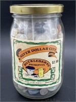 Silver Dollar City Jar of Buttons 5”