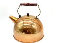 Copper Coated Tea Kettle  9” x 6”