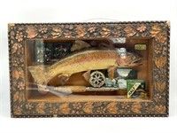 Display Shadow Box with Vintage/Antique Items