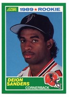 1989 Score Deion Sanders Rookie Card