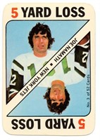 1971 Topps Game Card - Joe Namath