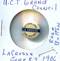 U.C.T. Grand Council (La Crosse 1906) Button