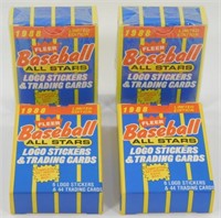 (4) 1988 Fleer Baseball All-Star Sets
