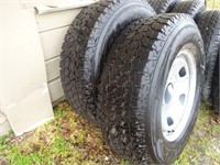 (2) Goodyear Wrangler Tires and Rims