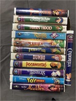 DISNEY VHS TAPES, CLASSICS AND MASTERPIECE