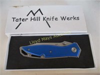 Tater Hill 5" Lock Blade Clip Knife - NIB