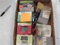 Flat of Misc. Nails, Pliers, Tools ETC